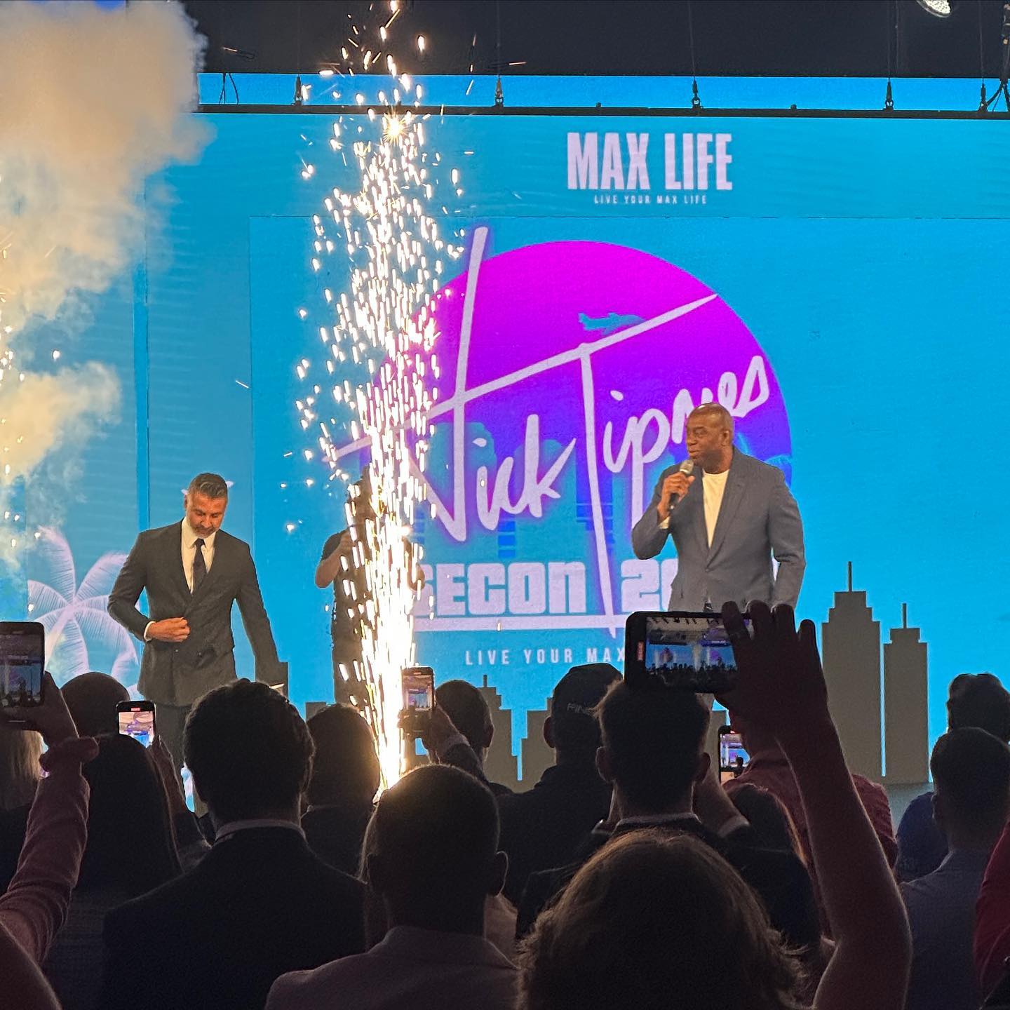 Magic Johnson is EPIC. Learning from the best.